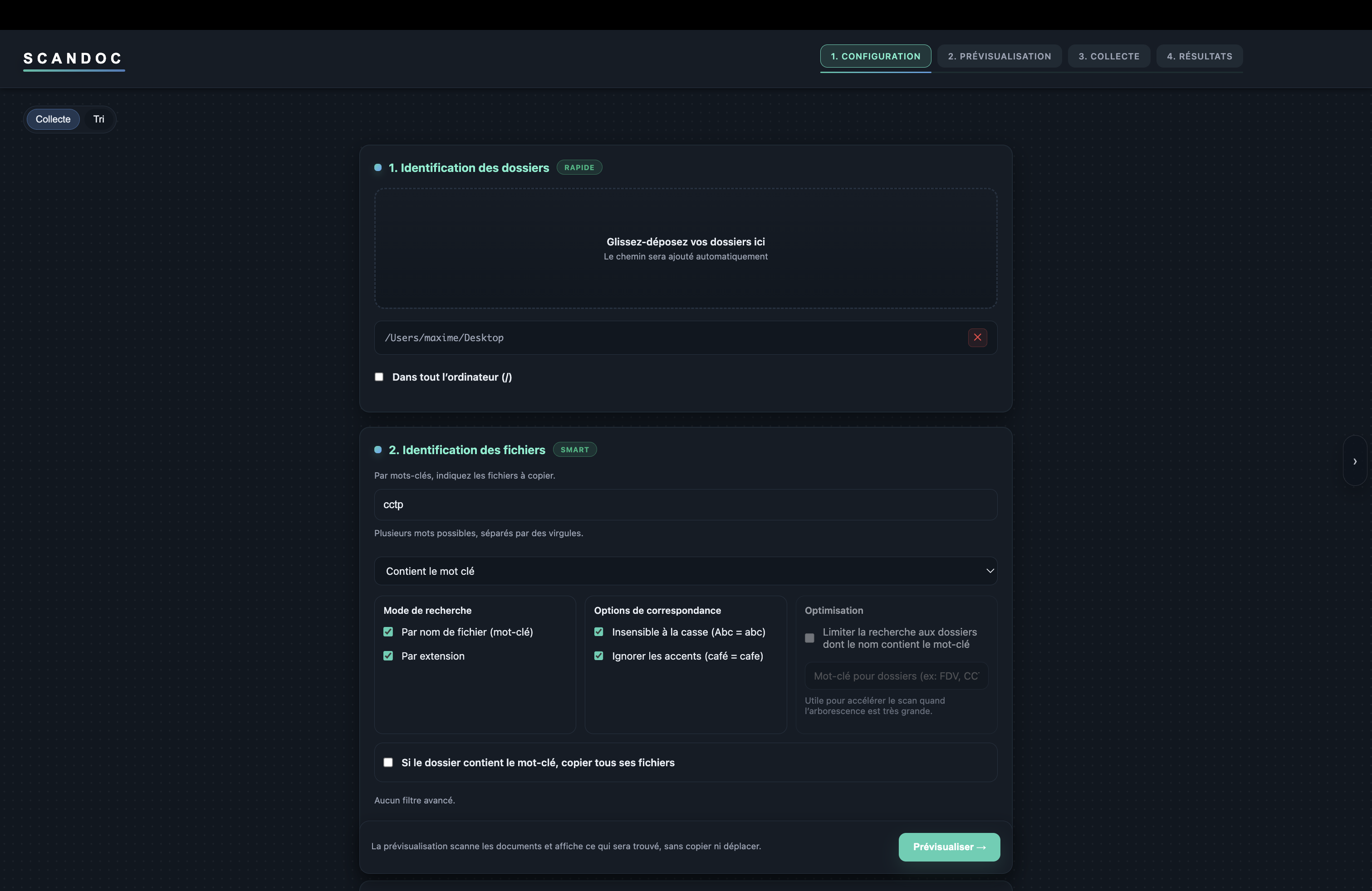 ScanDoc — Étape 1